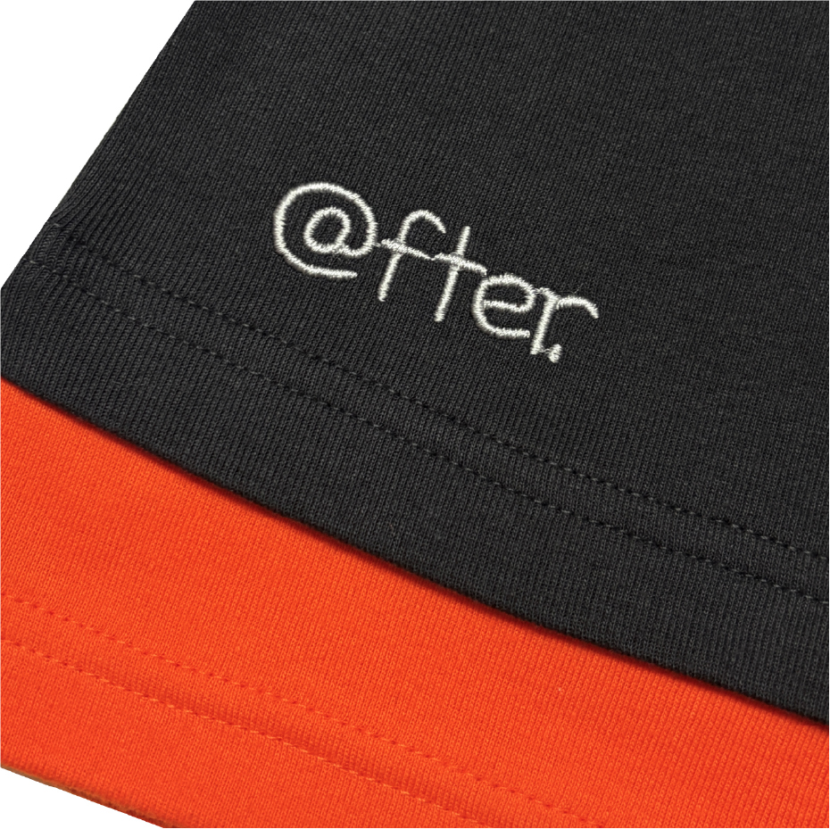 에프터누드 레이어드 롱 슬리브 차콜(Afternude Layered Long Sleeve Charcoal) - 3