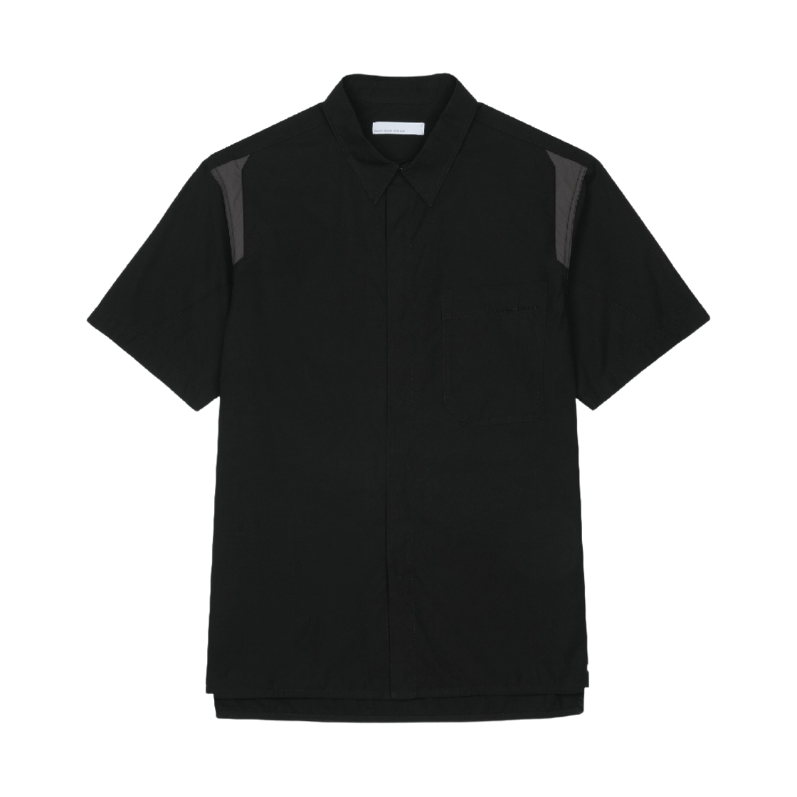 산산기어 블락 셔츠 블랙(Sansan Gear Block Shirt Black)