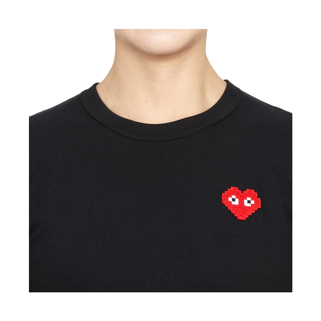 [15% 쿠폰] (W) 플레이 꼼데가르송 x 인베이더 티셔츠 블랙([15% 쿠폰] (W) Play Comme des Garcons x Invader T-Shirt Black) - 6