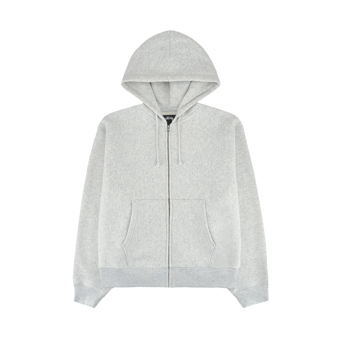 스투시 베이식 다이아몬드 후드 집업 애쉬 헤더(Stussy Basic Diamond Zip Hoodie Ash Heather) - 2