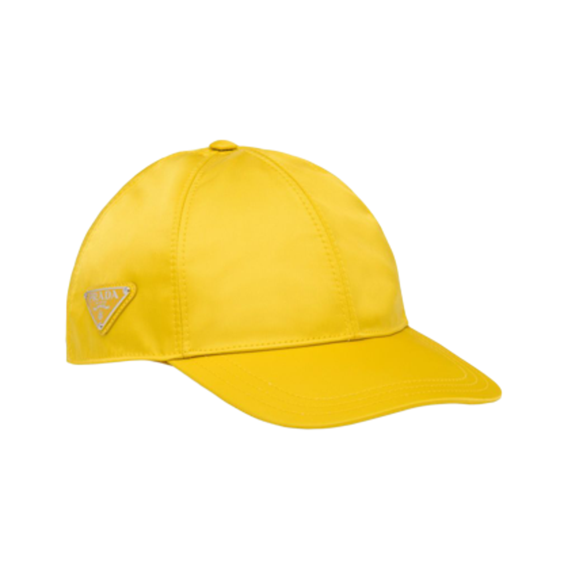 1HC274-2DMI-F0010 (W) Prada Re-Nylon Baseball Cap Yellow
