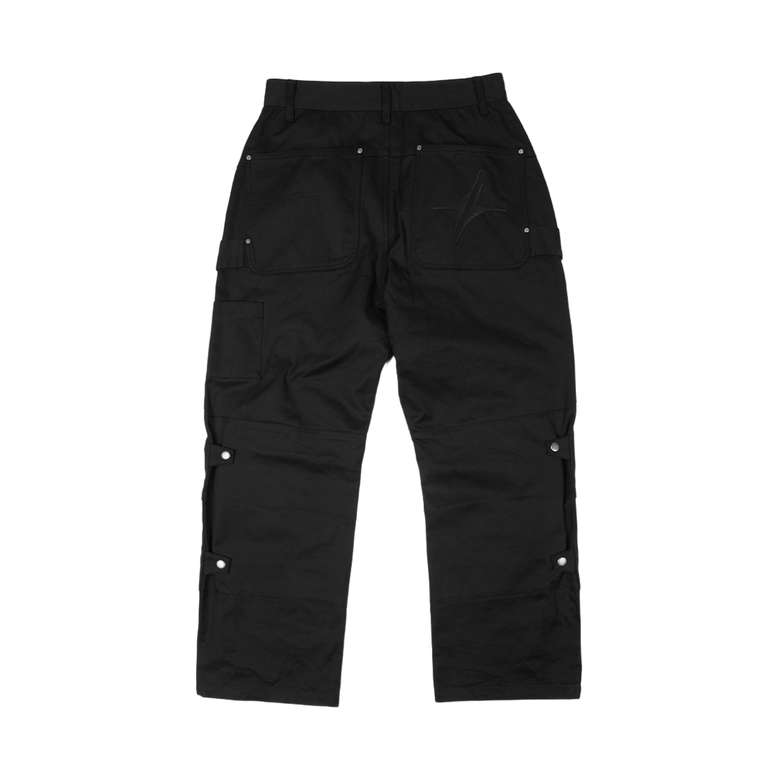 [트리플적립] 이티씨이 사이드 스냅 블랙 로고 팬츠 블랙([트리플적립] ETCE Side Snap Back Logo Pants Black) - 2