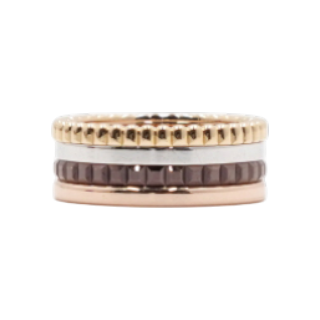 부쉐론 JRG00290 18K골드 콰트로 클래식4링 스몰링 반지-7호aa61447(BOUCHERON Quatre Classic 4-Row Small Ring in 18K Gold - Size 7)