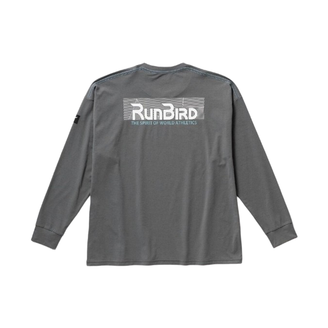 미즈노 루즈 핏 롱슬리브 티셔츠 차콜 그레이 - 미즈노 직영 한정(Mizuno Loose Fit Long Sleeve T-Shirt Charcoal Grey - Mizuno Direct Store Exclusive) - 2