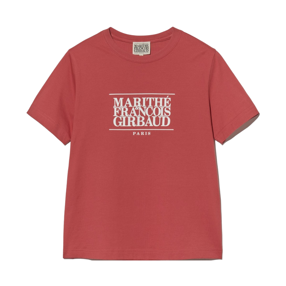 (W) 마리떼 프랑소와 저버 클래식 로고 티셔츠 레드((W) Marithe Francois Girbaud Classic Logo T-Shirt Red)