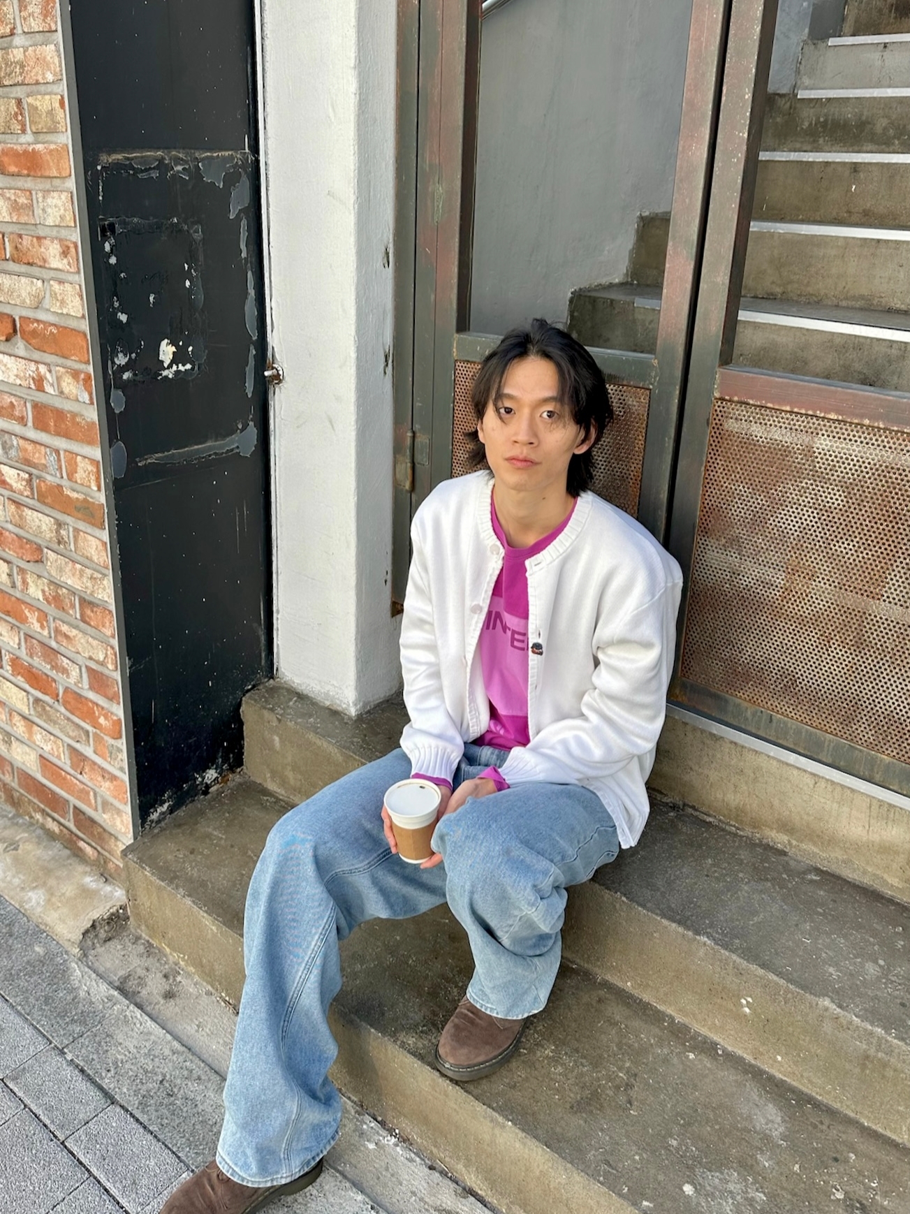 Dr. Martens 1461 Bex Crazy Horse Dark Brown 착용 스타일 - 3