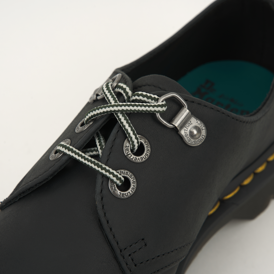 닥터마틴 x 디스이즈네버댓 1461 왁스드 풀 그레인 블랙(Dr. Martens x Thisisneverthat 1461 Waxed Full Grain Black) - 7