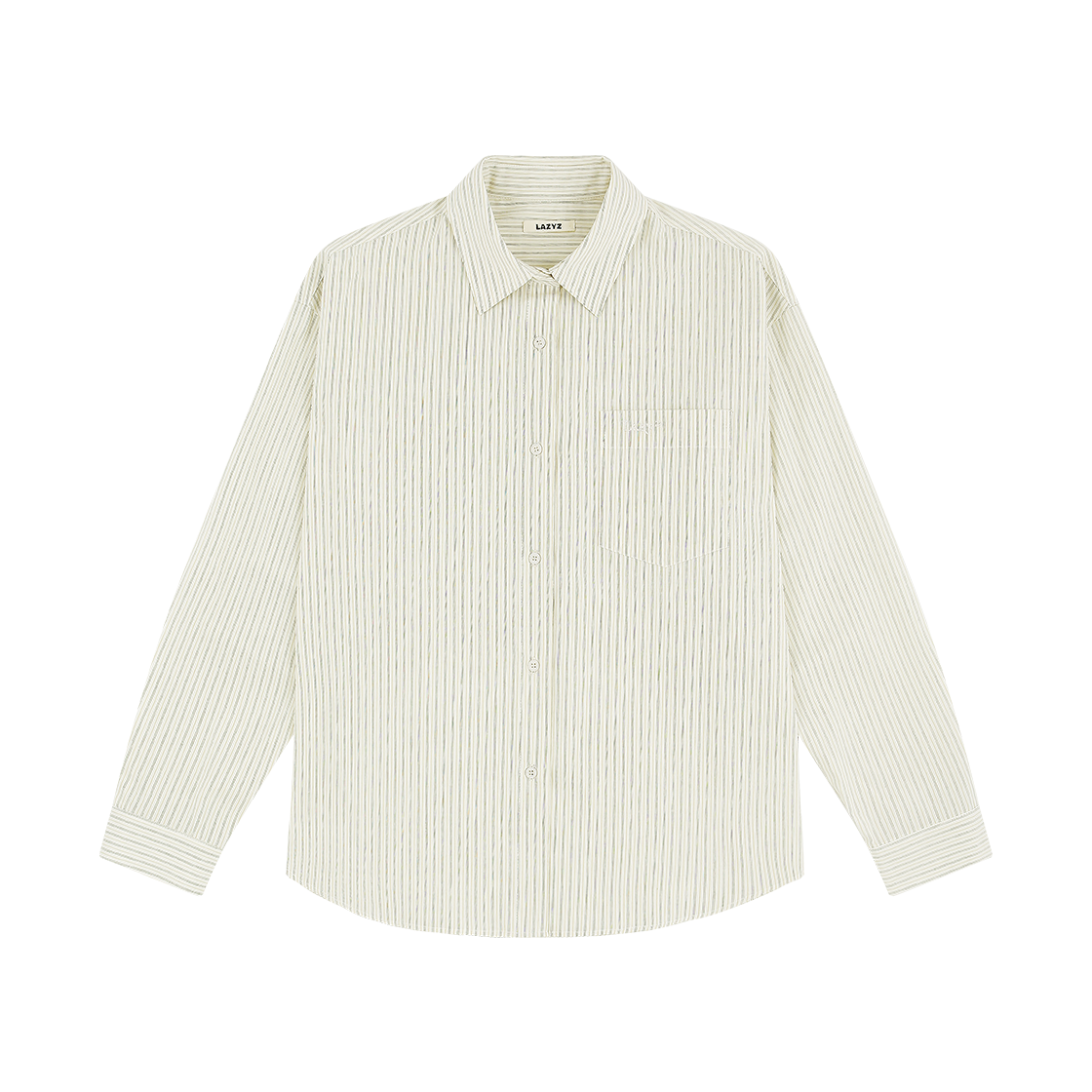 레이지지 쏠트 앤 썬 스트라이프 셔츠 베이지(LAZYZ Salt And Sun Stripe Shirt - Beige)
