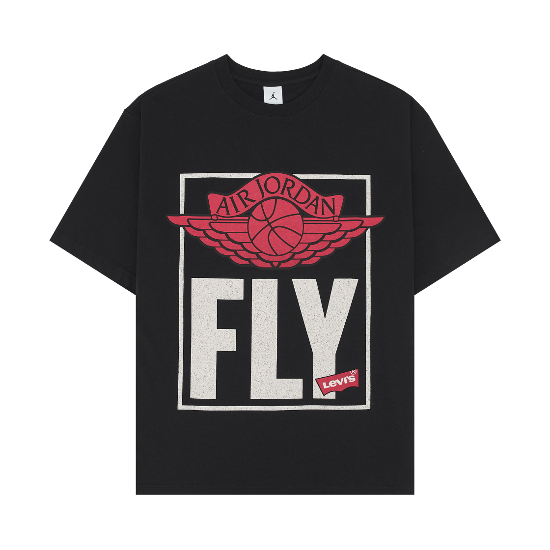 조던 x 리바이스 숏슬리브 티셔츠 블랙 (IM6728-010)(Jordan x Levi's Short Sleeve T-Shirt Black (IM6728-010))