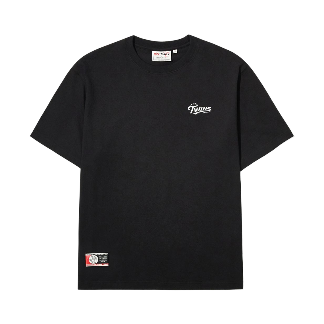 - LG Twins x 1993 Studio V4 Retro Twins Logo T-Shirt Black