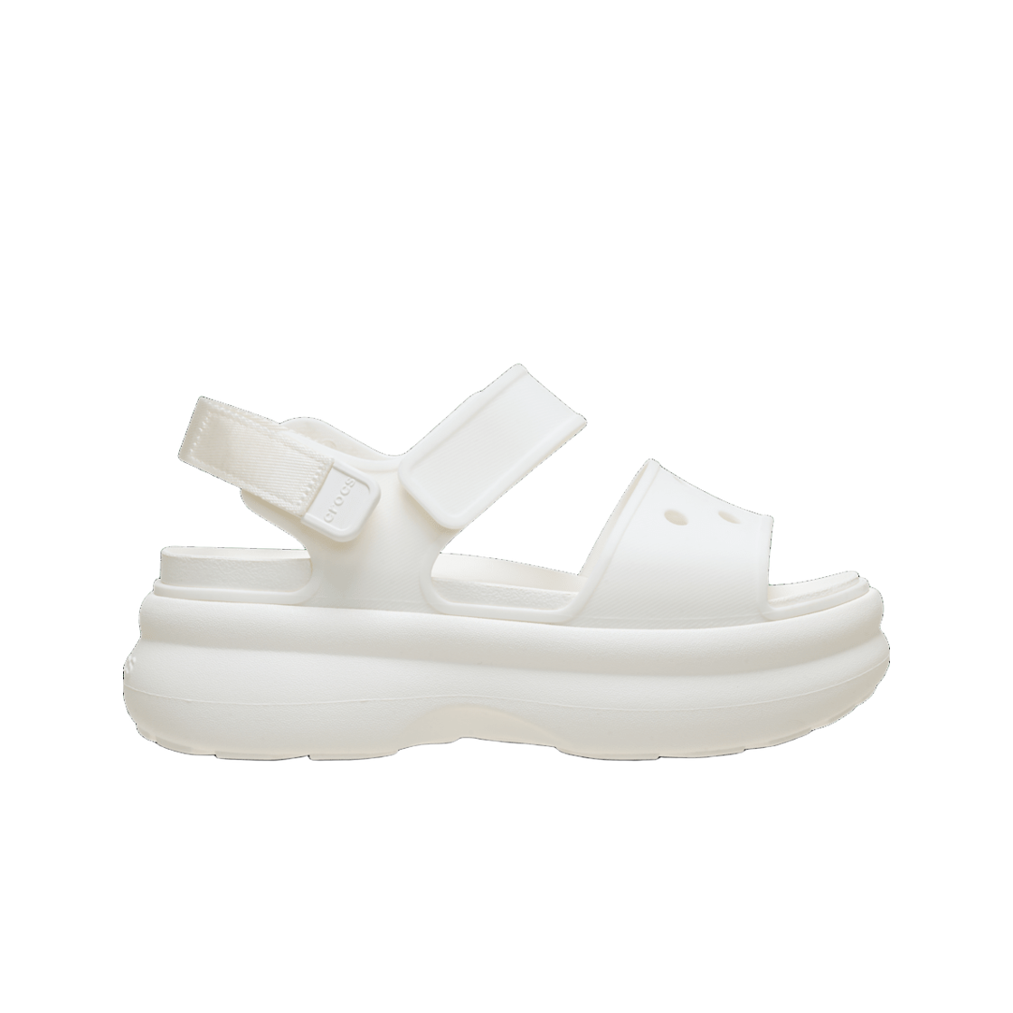 211755-0WV (W) Crocs Soho Y Strap Sandal Chalk