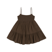 LAZYZ Salt And Sun Smocking Mini Ops - Brown
