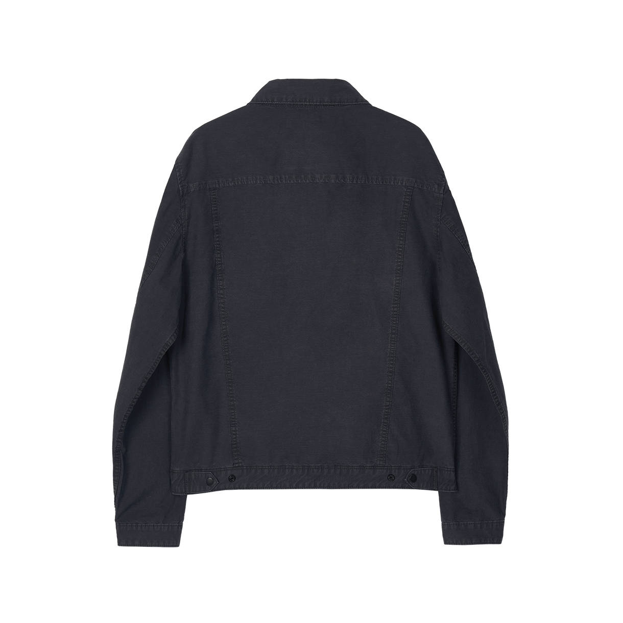 조우 빈티지 워시드 5 포켓 워크 자켓 워시드 네이비(CHOWOO Vintage Washed 5 Pockets Work Jacket Washed Navy) - 2