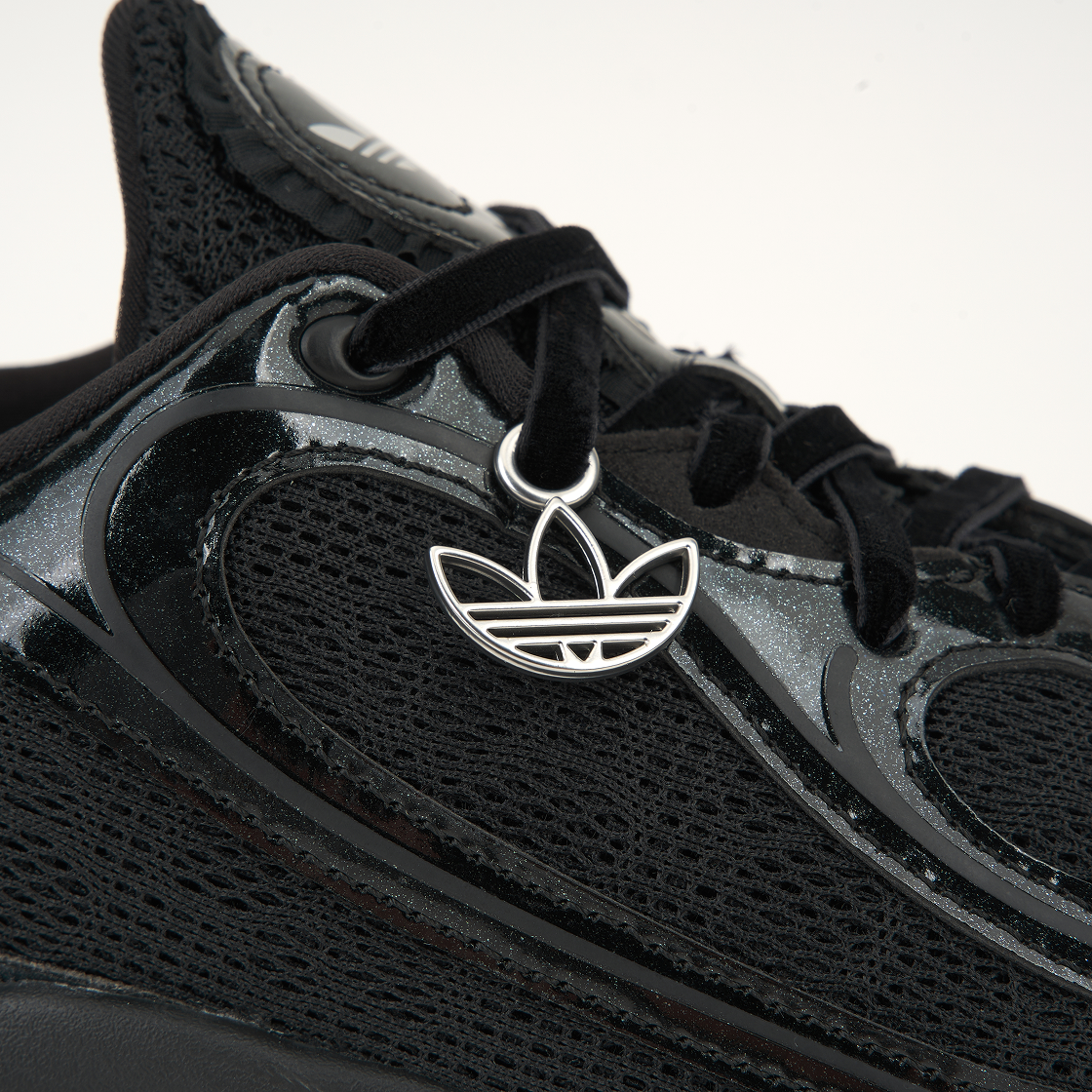 (W) 아디다스 오즈베누즈 코어 블랙 실버 메탈릭((W) Adidas Ozvenuz Core Black Silver Metallic) - 8