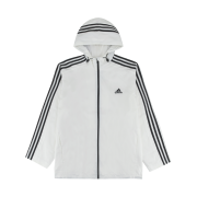 Adidas Essential 3S Woven Windbreaker Jacket White - KR Sizing