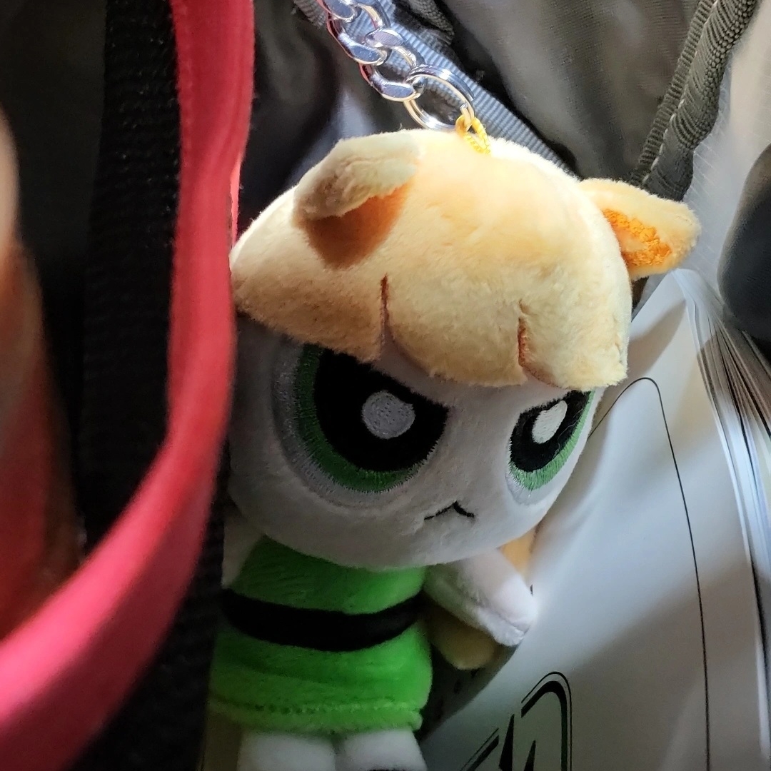 Newjeans x The Powerpuff Girls Bag Charm Haerin 착용 스타일