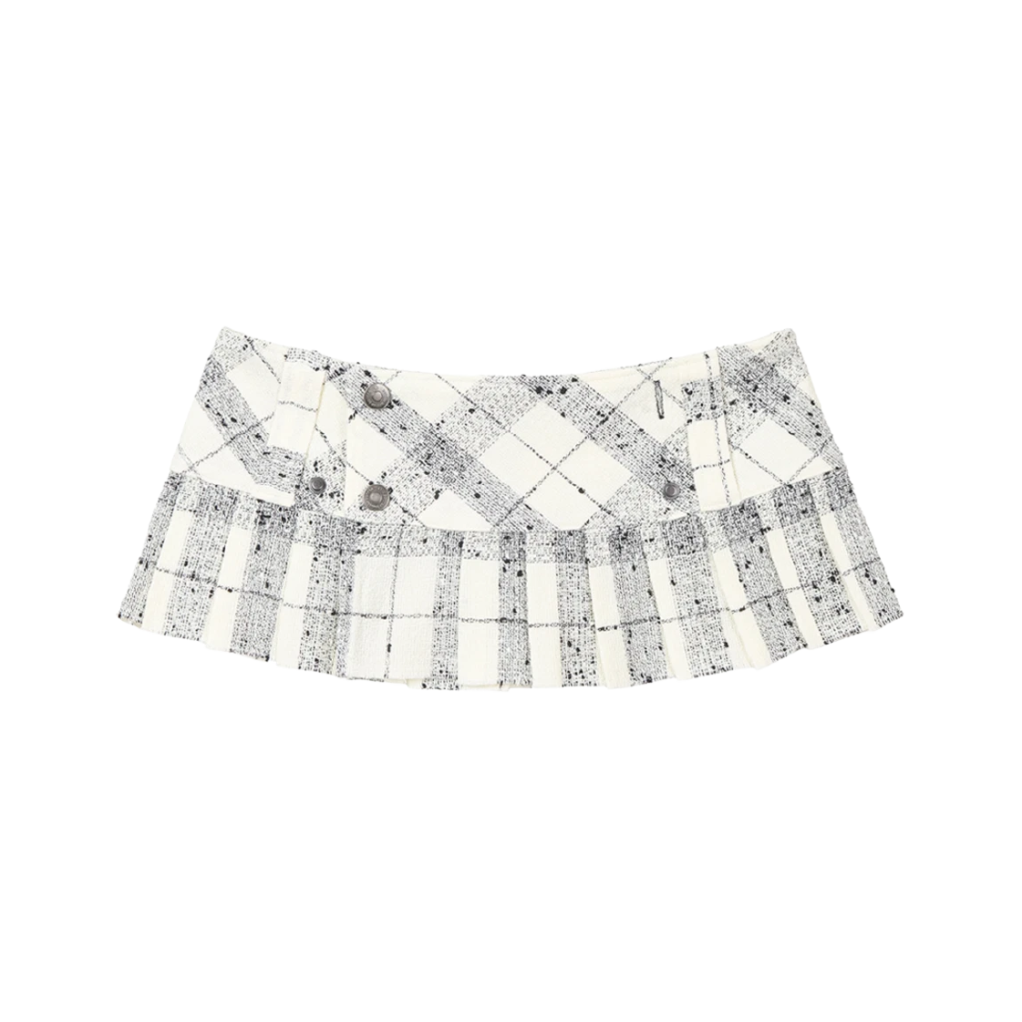 [KREAM 단독] 본네 마이크로 미니 플리츠 스커트 아이보리([KREAM 단독] Bonnae Micro mini pleats skirt Ivory) - 1
