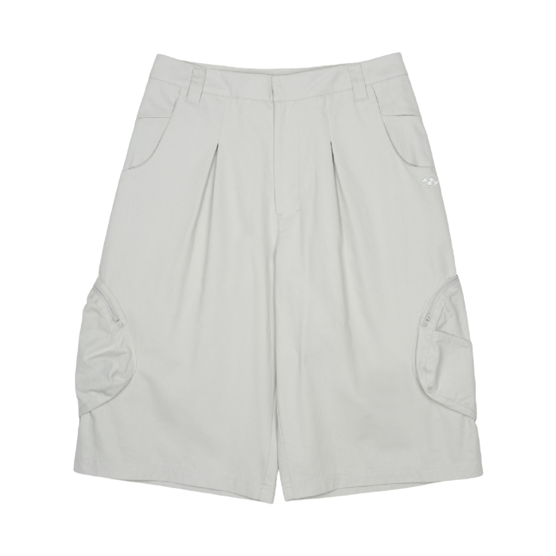 SG26SSBTSS001 Sansan Gear Cargo Shorts Light Grey