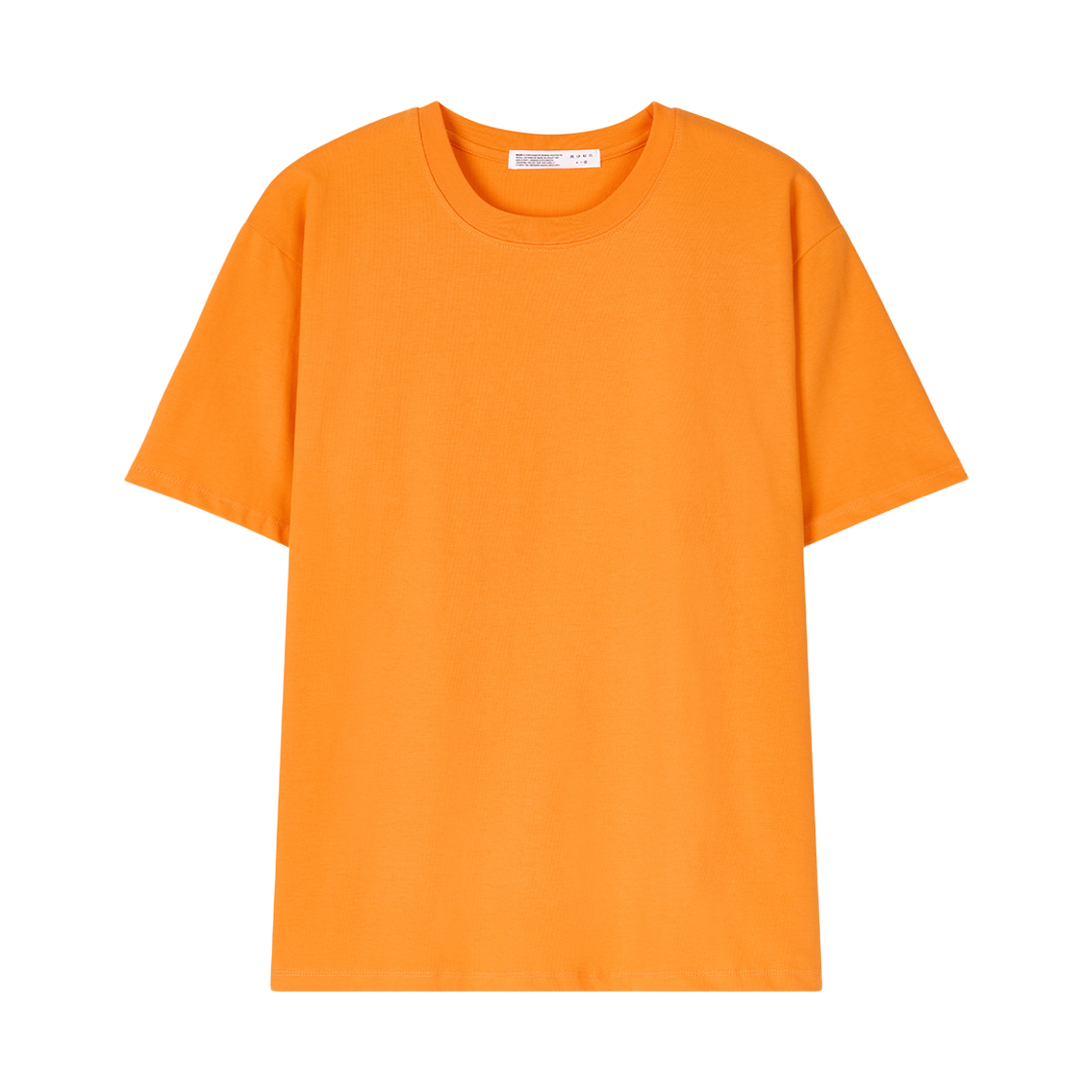 노운 소프트 라운드 티셔츠 오렌지(noun Soft Round T-Shirts Orange)