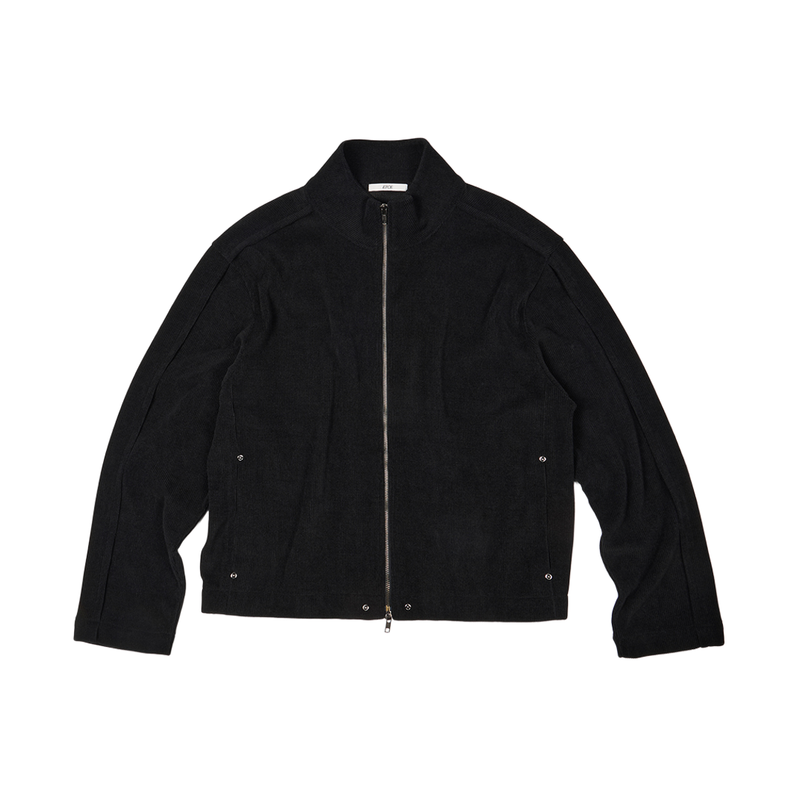 이티씨이 베이스 모노 니트 집업 블랙(ETCE Base Mono Knit Zip Up Black)