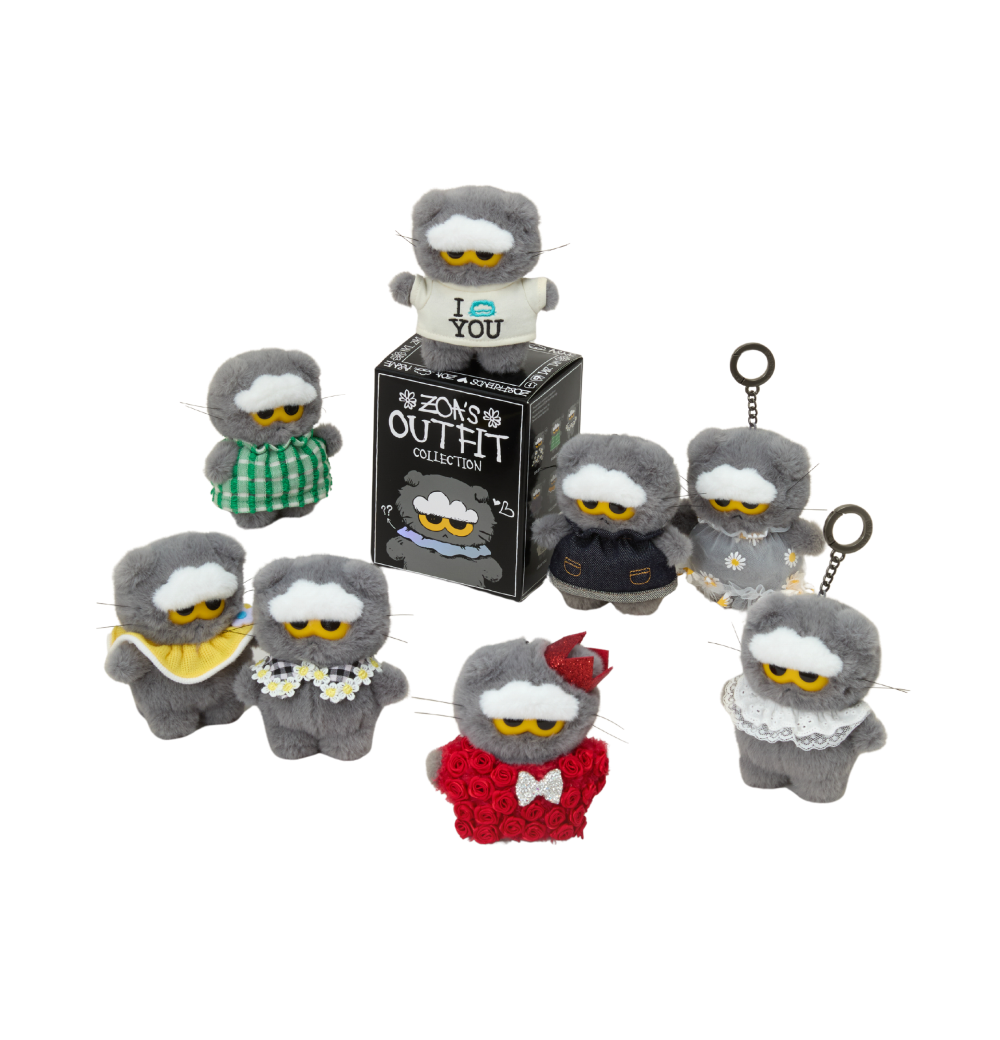 [조앤프렌즈] 랜덤 인형 키링([ZO&FRIENDS] ZOA RANDOM PLUSH KEYRING)