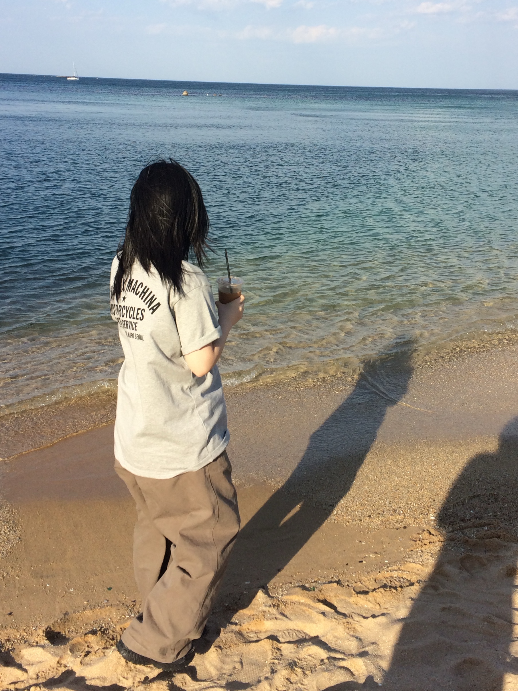 Hatchingroom Over Duck Pants Washed Beige 착용 스타일