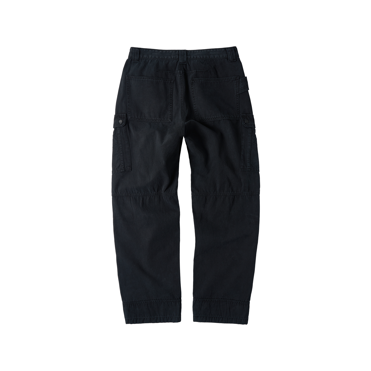 조우 믹스드 패브릭 m65 팬츠 워시드 블랙(CHOWOO Mixed Fabric m65 Pants Washed Black) - 2