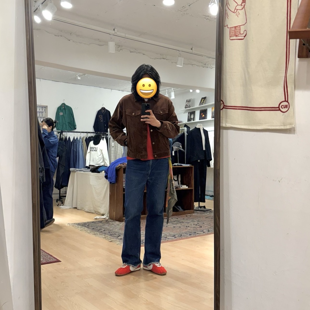 Nike x Jacquemus Moon Shoe SP University Red and Bicycle Yellow 착용 스타일 - 2