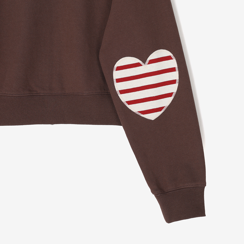 세인트제임스 봉봉 쁘띠 후드 집업 브라운(Saint James Bon Bon Petit Hoodie Zip-Up BRW) - 5