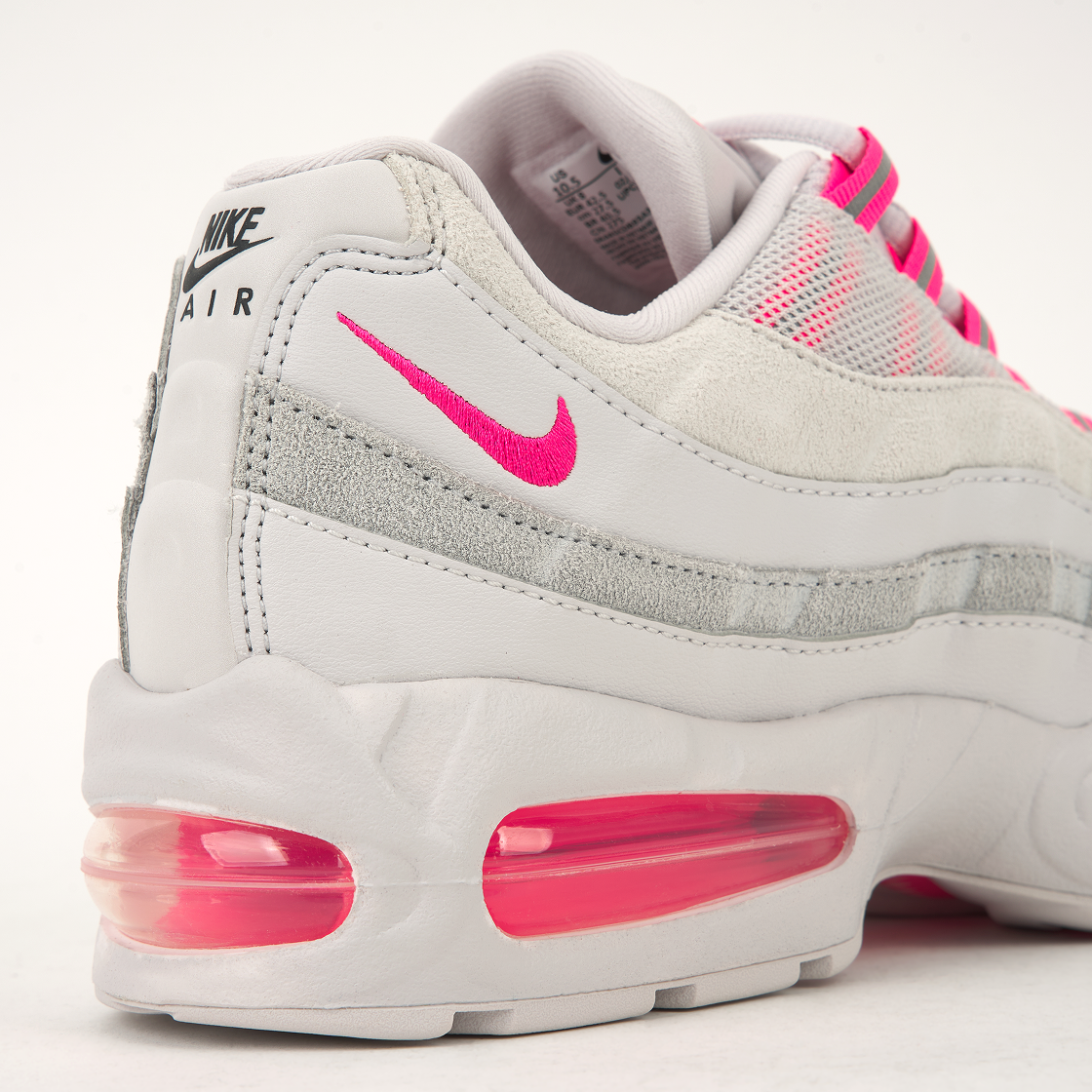 (W) 나이키 에어맥스 95 바스트 그레이 퓨어 플래티넘((W) Nike Air Max 95 Vast Grey Pure Platinum) - 8