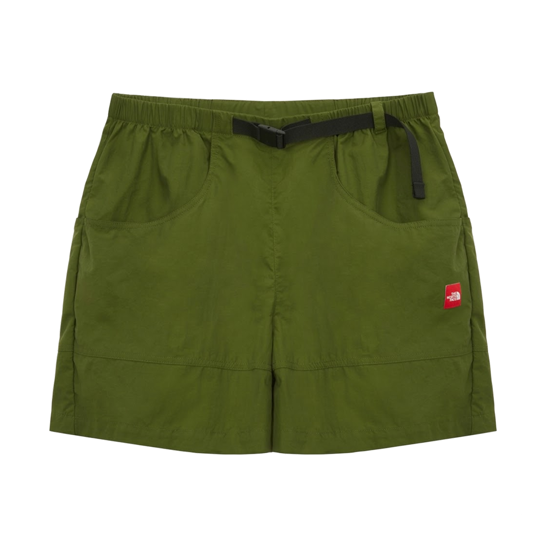 NS6NS28B The North Face M TNF Red Box Nylon Belted Short Khaki - 26SS