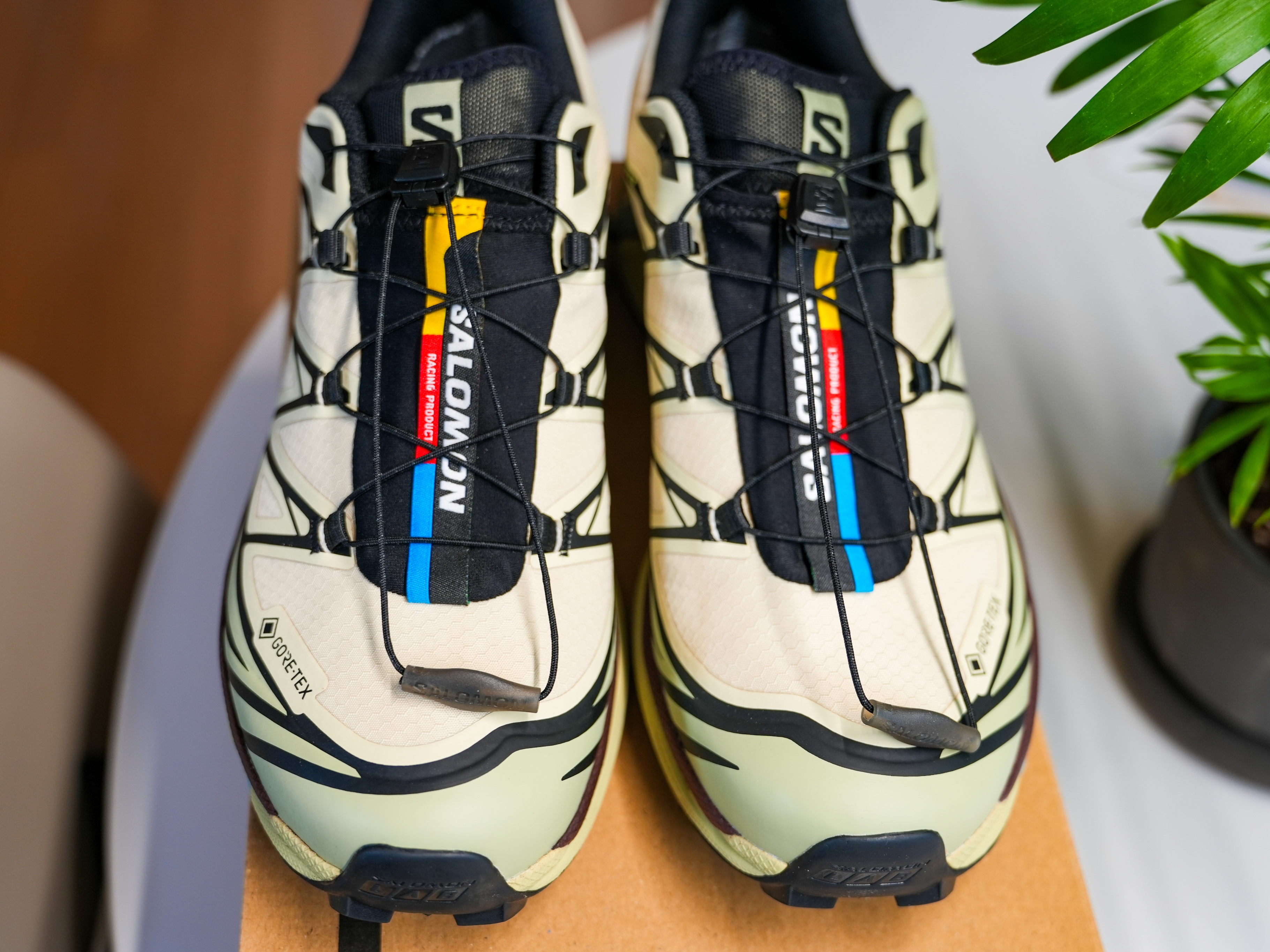 Salomon XT-6 GTX Asparagus Green Tea 착용 스타일 - 9