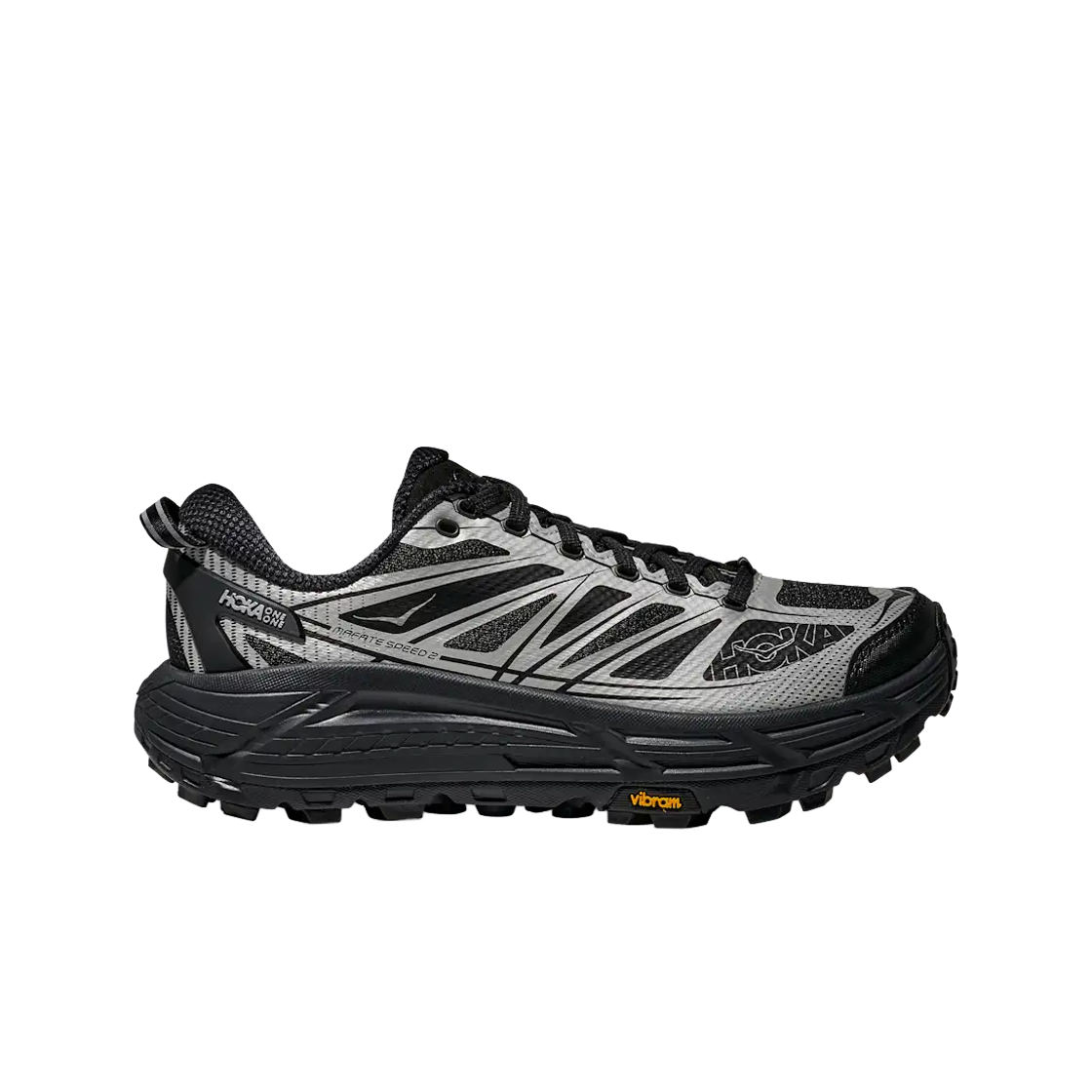 호카 마파테 스피드 2 블랙 실버 - 26SS(Hoka Mafate Speed 2 Black Silver - 26SS)