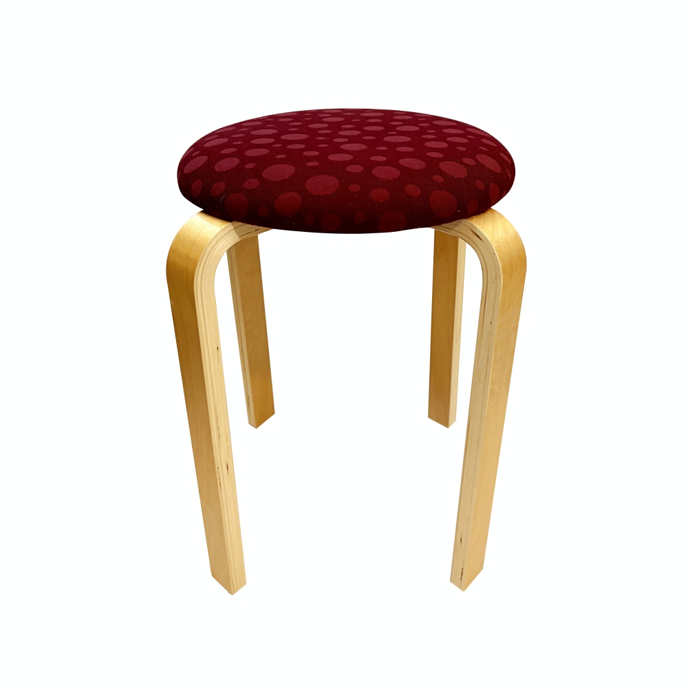 유라이크왓 버건디 도트 스툴(you like what Burgundy dot stool) - 2