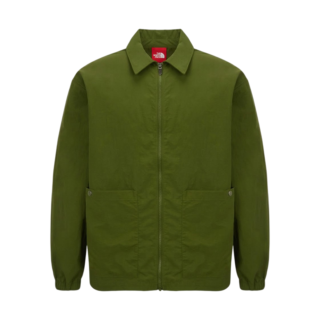 노스페이스 M TNF 레드 박스 나일론 롱슬리브 셔츠 카키 - 26SS(The North Face M TNF Red Box Nylon L/S Shirt Khaki - 26SS) - 1