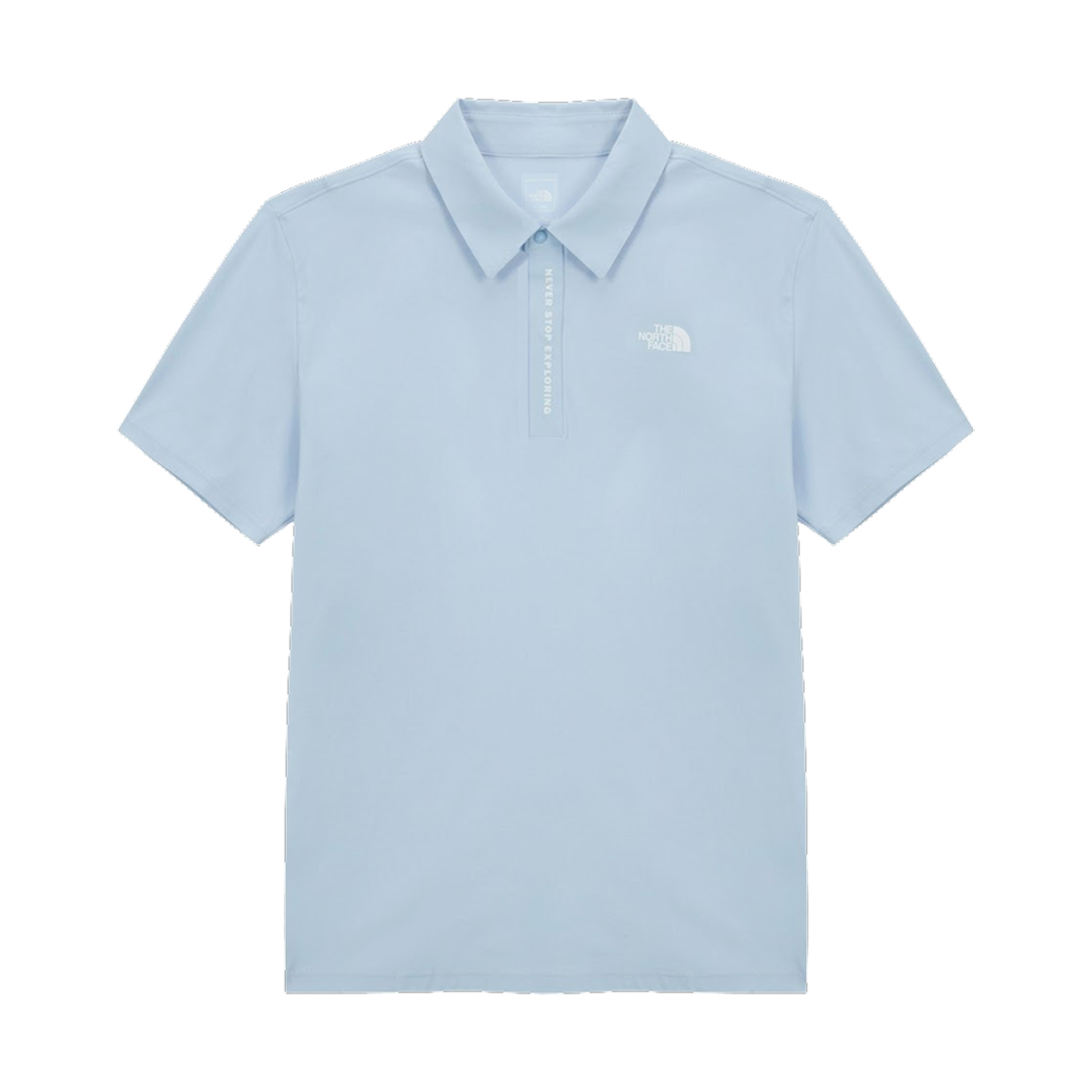 NT7PS02D The North Face Ice Green S/S Polo Light Blue - 26SS