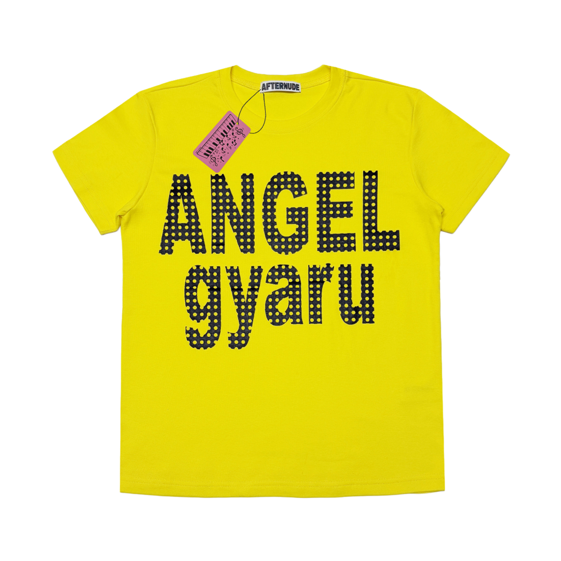 에프터누드 엔젤 갸루 티 옐로우(Afternude Angel Gyaru Tee Yellow) - 1