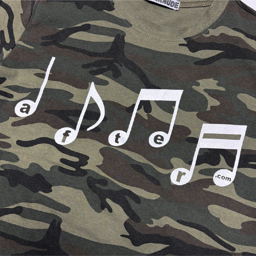 에프터누드 뮤직 노트 티 카키(Afternude Music Note Tee Khaki) - 4
