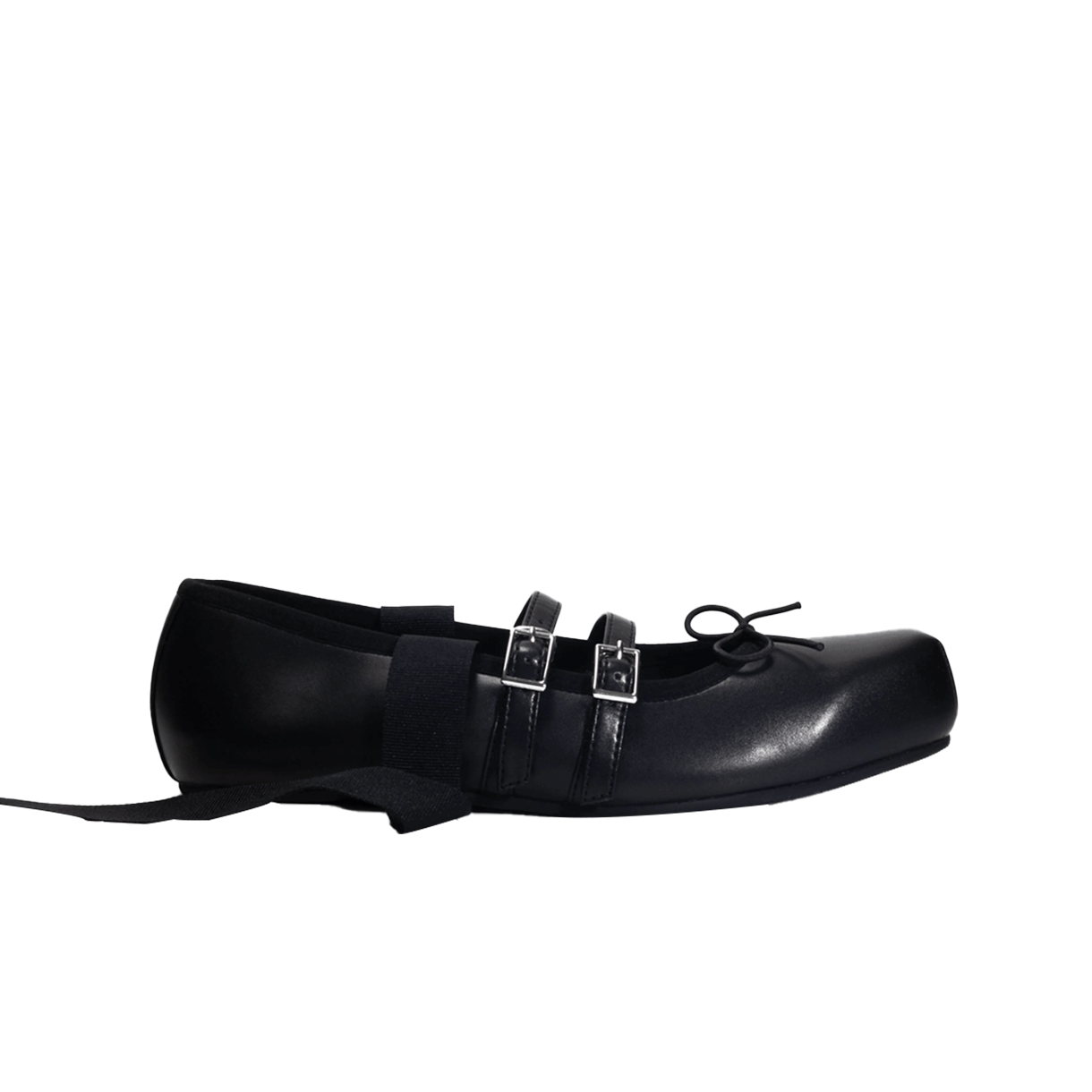 아키코아오키 우먼 지젤 플랫 블랙 - 26SS(Akikoaoki Women Giselle Flat Black - 26SS)