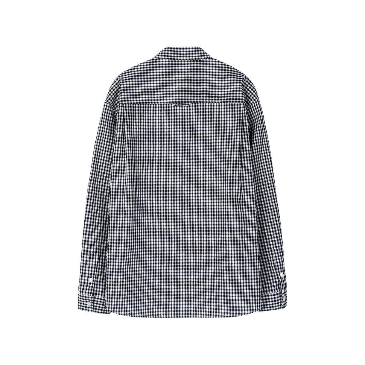 조우 원 포켓 레귤러 체크 셔츠 네이비(CHOWOO One Pocket Regular Check Shirt Navy) - 2