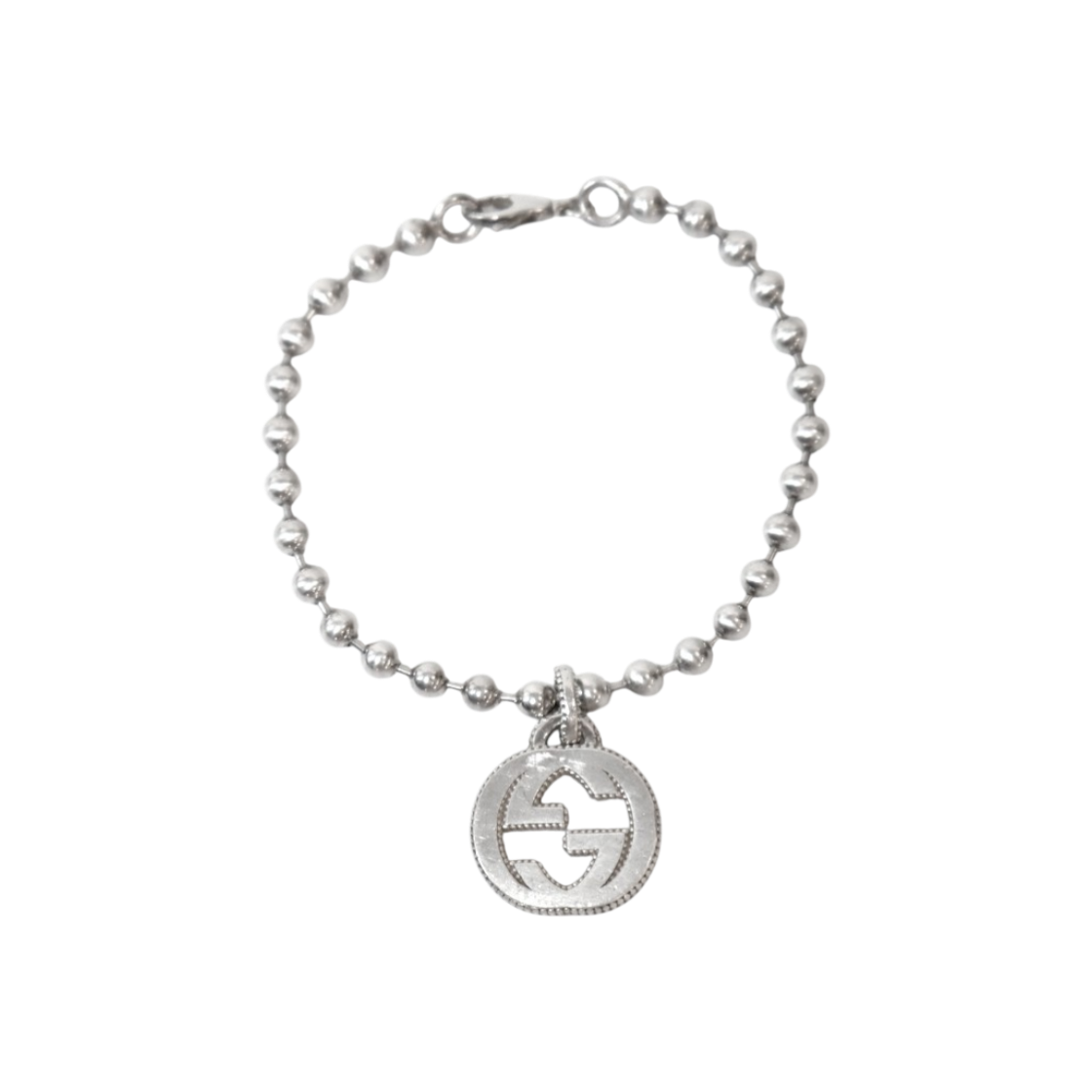 구찌 볼드 인터로킹 G 실버 팔찌 A-B50907(Gucci Bold Interlocking G Silver Bracelet A-B50907)