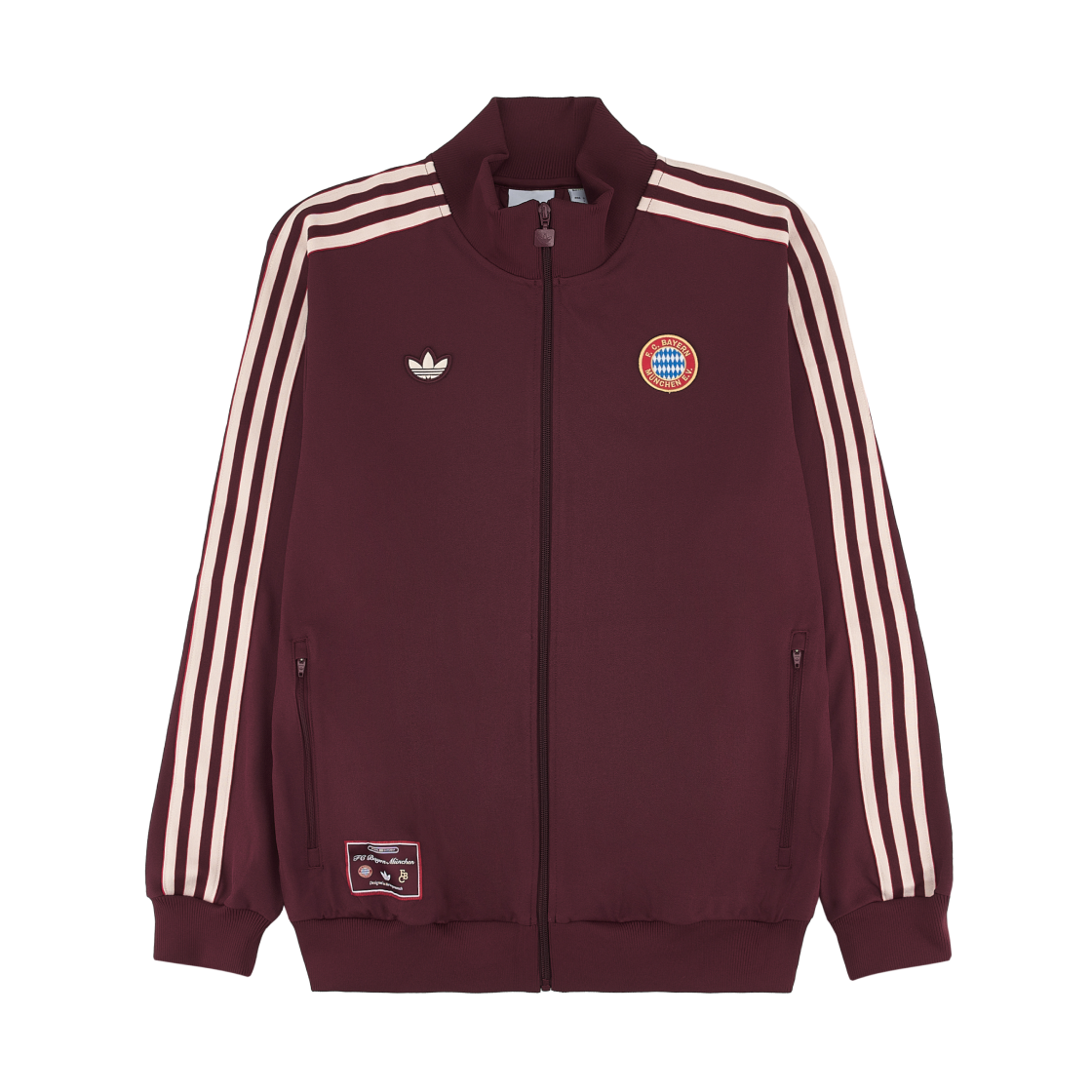 아디다스 FC 바이에른 테라스 아이콘 트랙탑 쉐도우 레드 - US 사이즈(Adidas FC Bayern Terrace Icon Track Top Shadow Red - US Sizing) - 1