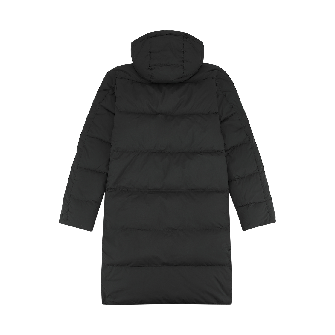 아디다스 3 스트라이프 레귤러 핏 롱 다운 코트 블랙 - KR 사이즈(Adidas 3 Stripes Regular Fit Long Down Coat Black - KR Sizing) - 2