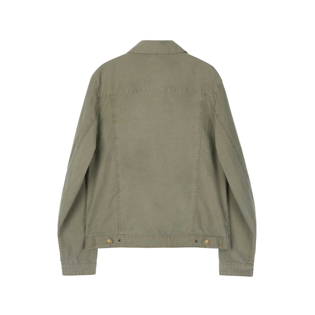 조우 빈티지 워시드 5 포켓 워크 자켓 워시드 카키(CHOWOO Vintage Washed 5 Pockets Work Jacket Washed Khaki) - 2