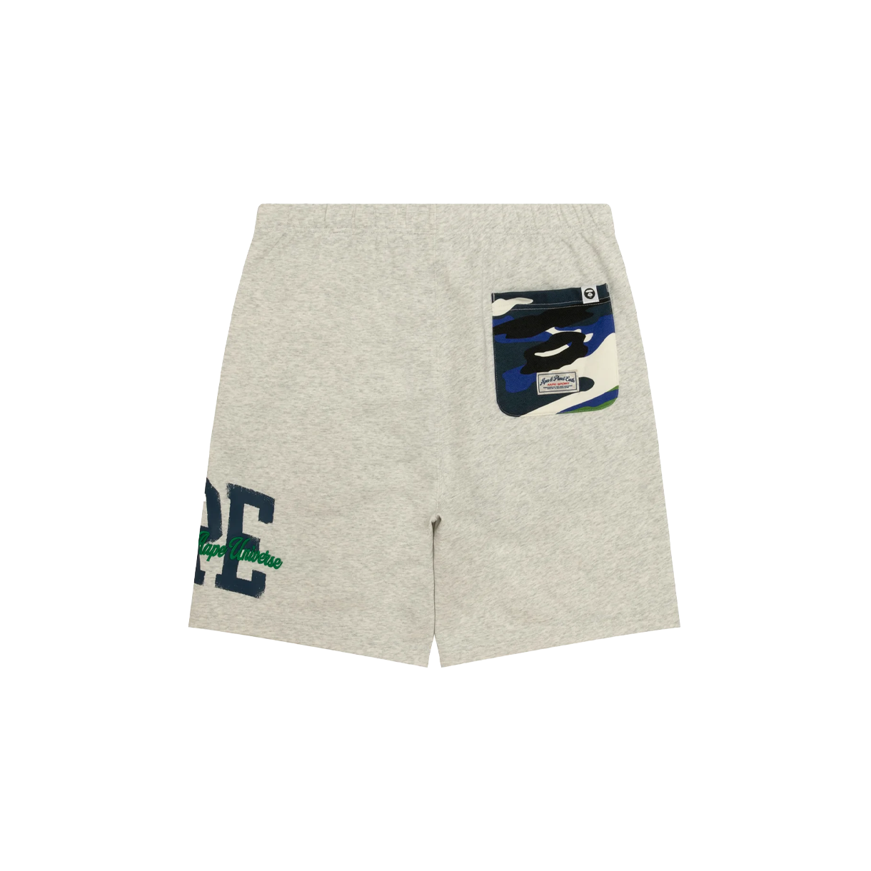 에이프 베이직 스웻 쇼츠 헤더 그레이 - 26SS(AAPE Basic Sweat Shorts Heather Grey - 26SS) - 2