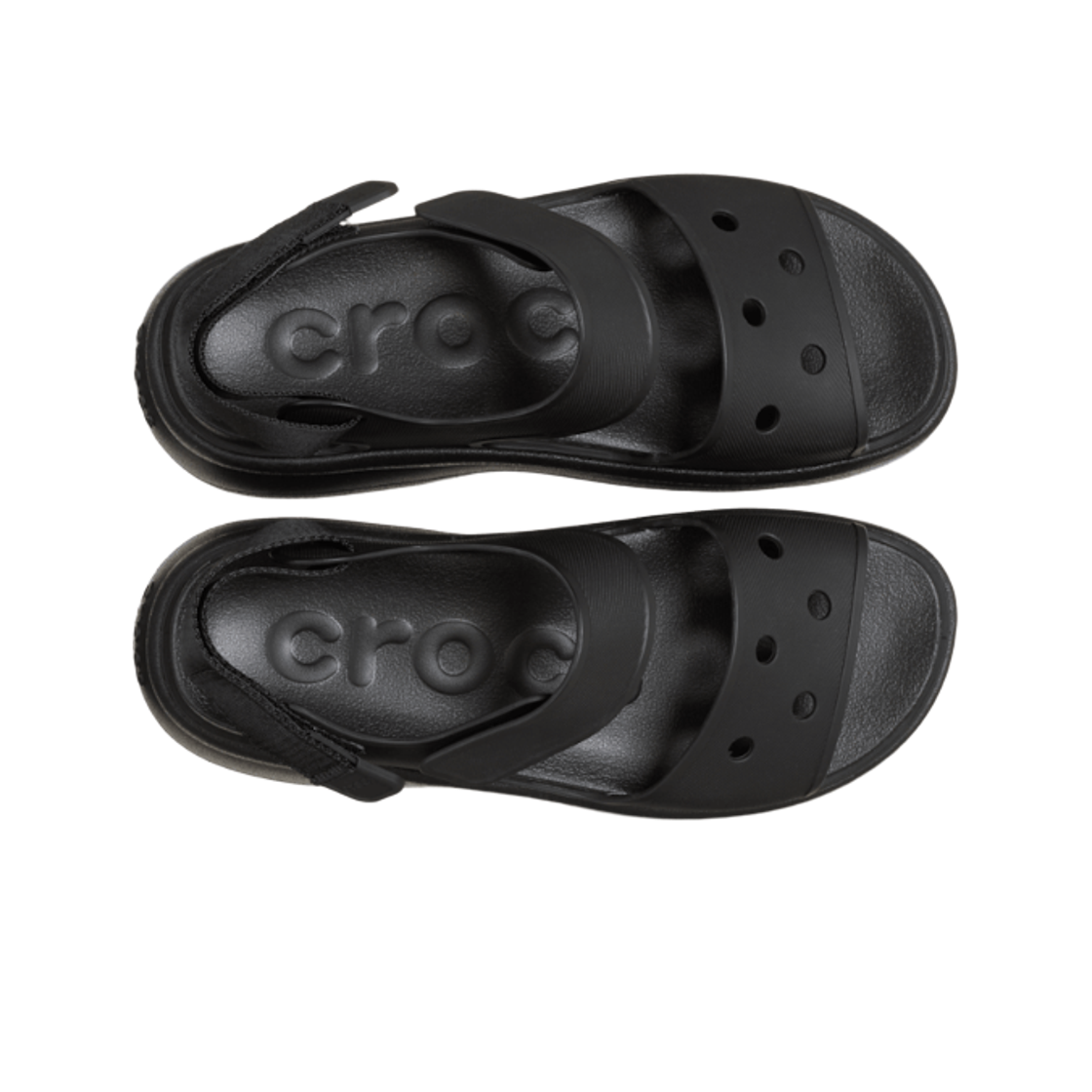 (W) 크록스 소호 와이 스트랩 샌들 블랙((W) Crocs Soho Y Strap Sandal Black) - 2