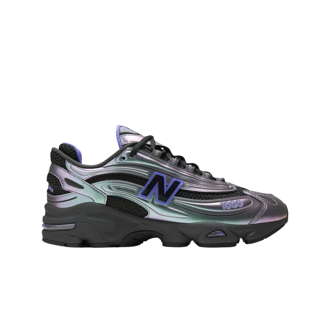 U10004WR New Balance 1000 Faded Black Electric Indigo