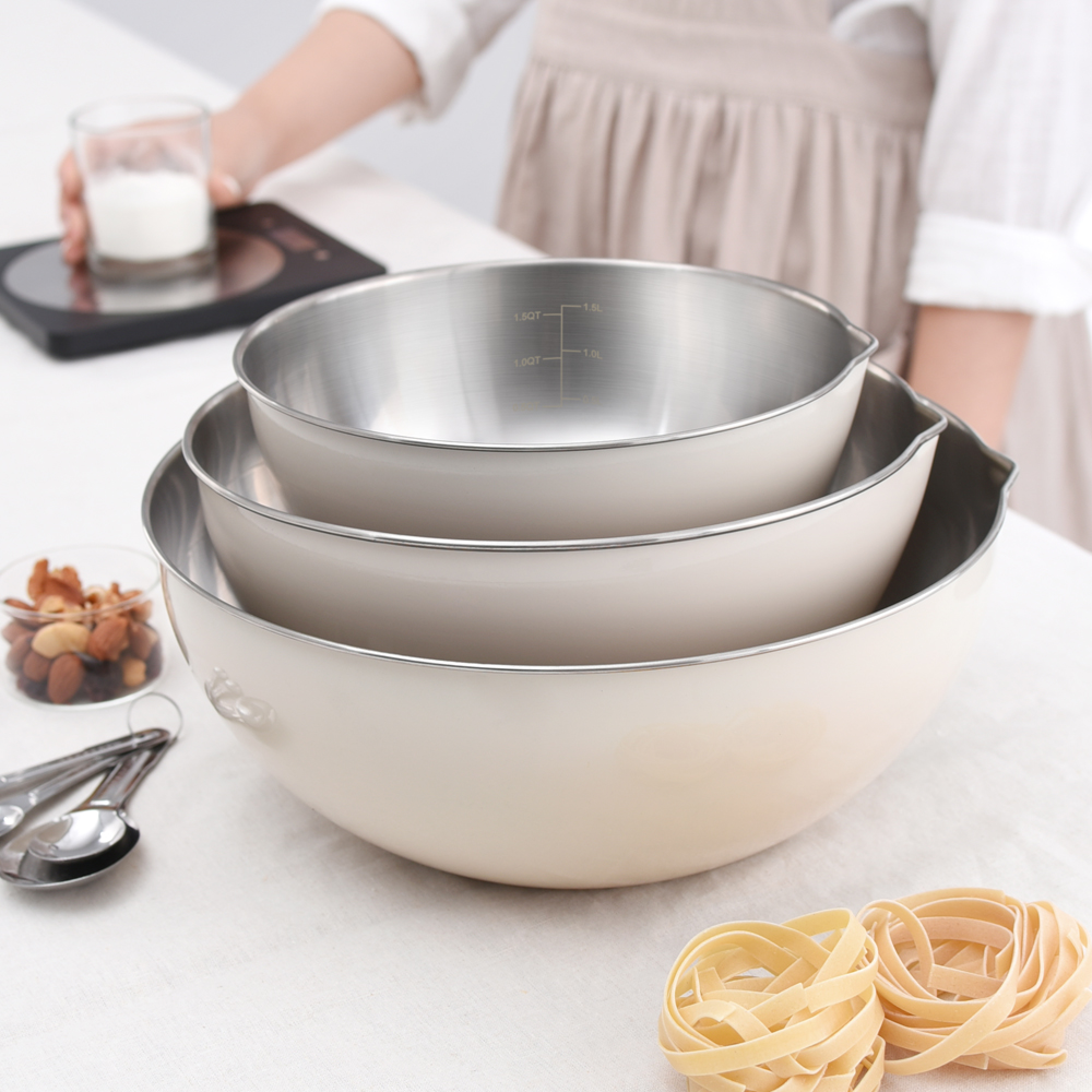 바겐슈타이거 파르베 믹싱볼세트 베이지(WAGENSTEIGER Farbe Mixing Bowl Set Beige) - 2