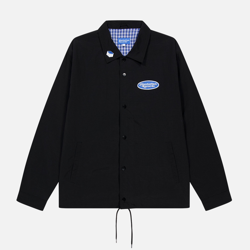 맨하탄 레코즈 팀 코치 자켓 - 블랙(Manhattan Records Team Coach Jacket - Black) - 2