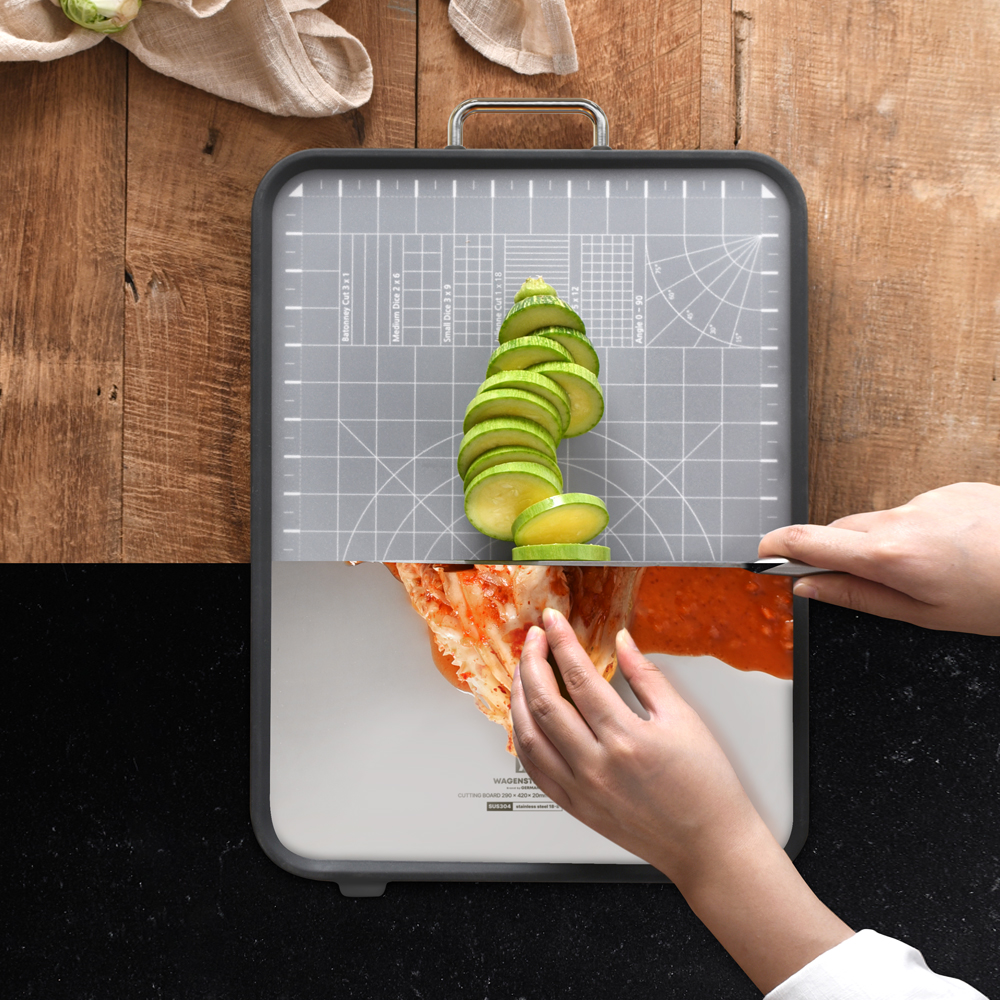 바겐슈타이거 스텐 양면도마(WAGENSTEIGER Double-sided Stainless Cutting Board) - 2